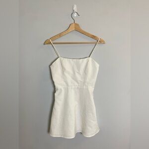 ZARA White Mini Dress (Size M)